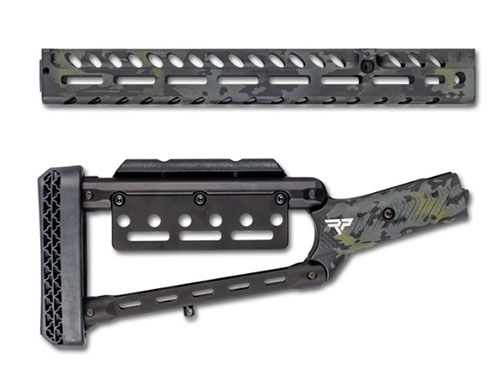 Ranger Point Henry Lever Straight Grip Stock Set erbjuder en lätt och hållbar design med justerbart kindstöd, ergonomiska fingergrooves och 24 M-LOK fästen.